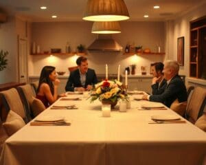 Waarom voelt een grote eettafel zo gezellig?