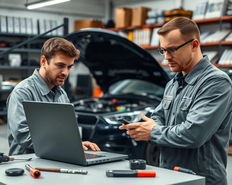 Wat doet een automonteur in diagnoseprocessen?