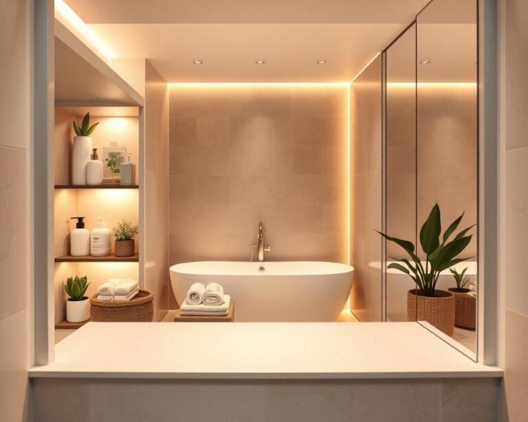 Wat maakt een nis in de badkamer praktisch?