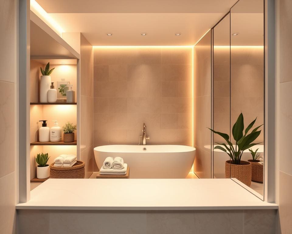 Wat maakt een nis in de badkamer praktisch?