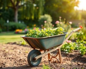 Welke kruiwagen is geschikt voor tuinwerk?