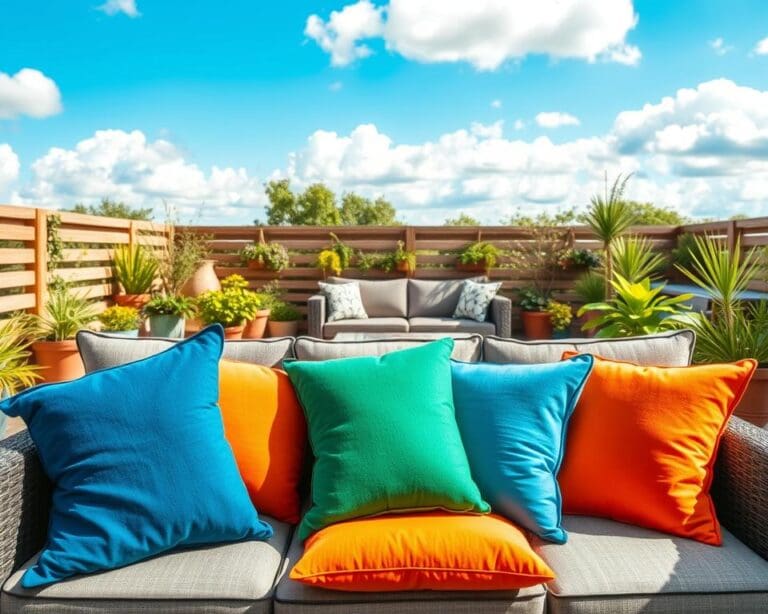Welke kussens zijn geschikt voor buitenmeubels?