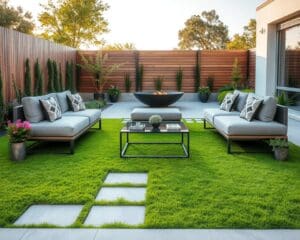 Welke loungeset past bij een moderne tuin?