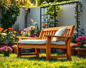 Welke tuinbank past bij een kleine tuin?