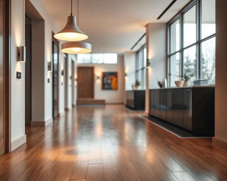 Welke verlichting past bij een moderne hal?