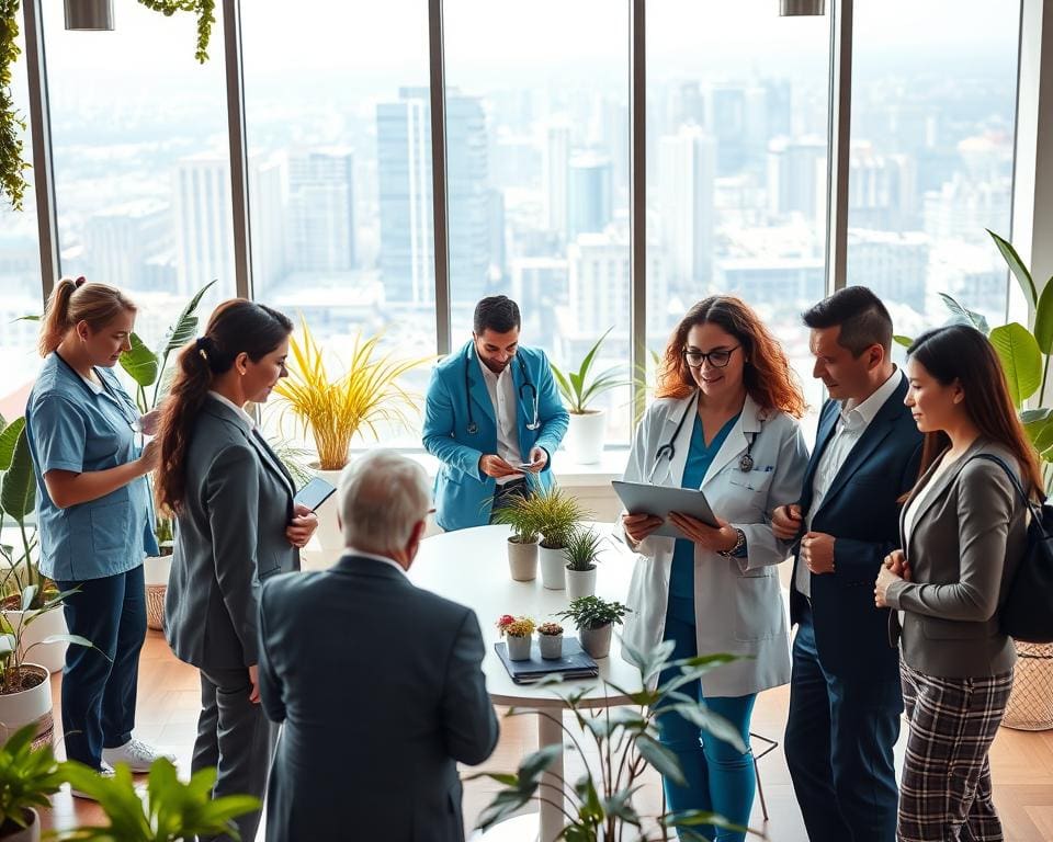 Banen in de zorg en dienstverlening
