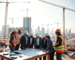 Hoe verloopt samenwerking op een bouwplaats?