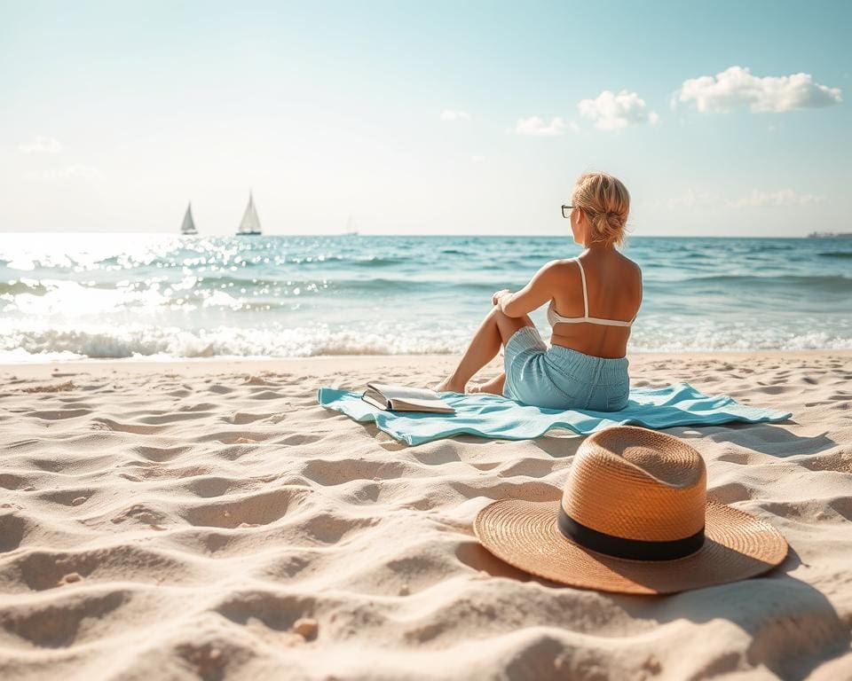 Is een dagje strand geschikt voor ontspanning?