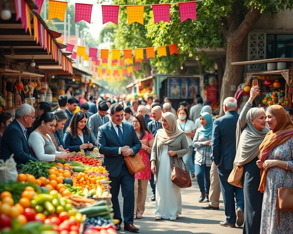 Waarom blijft een markt bezoeken populair?