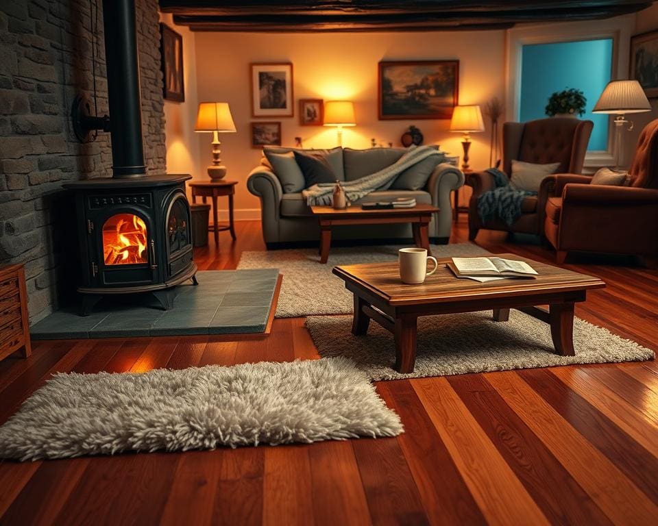 Wat maakt een houtkachel sfeervol in de woonkamer?