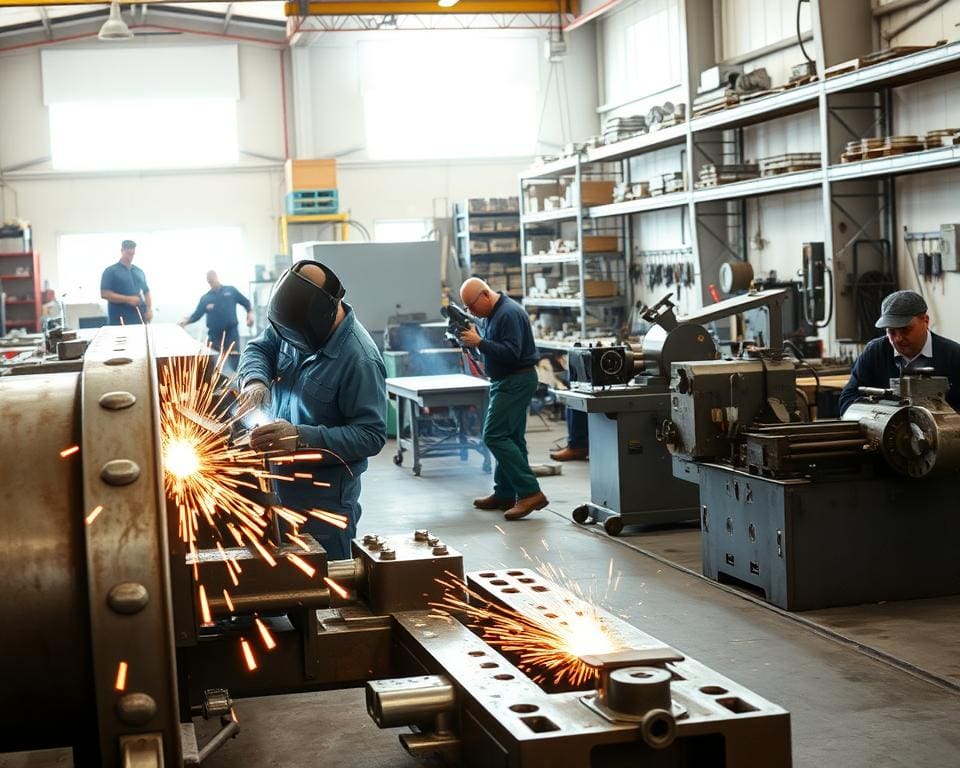 Welke beroepen passen bij werken in de metaal?
