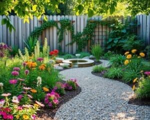 tuin onderhoudsvriendelijk