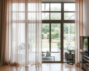raamdecoratie modern huis