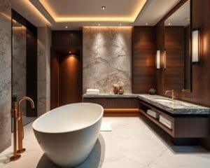 luxe badkamer materialen