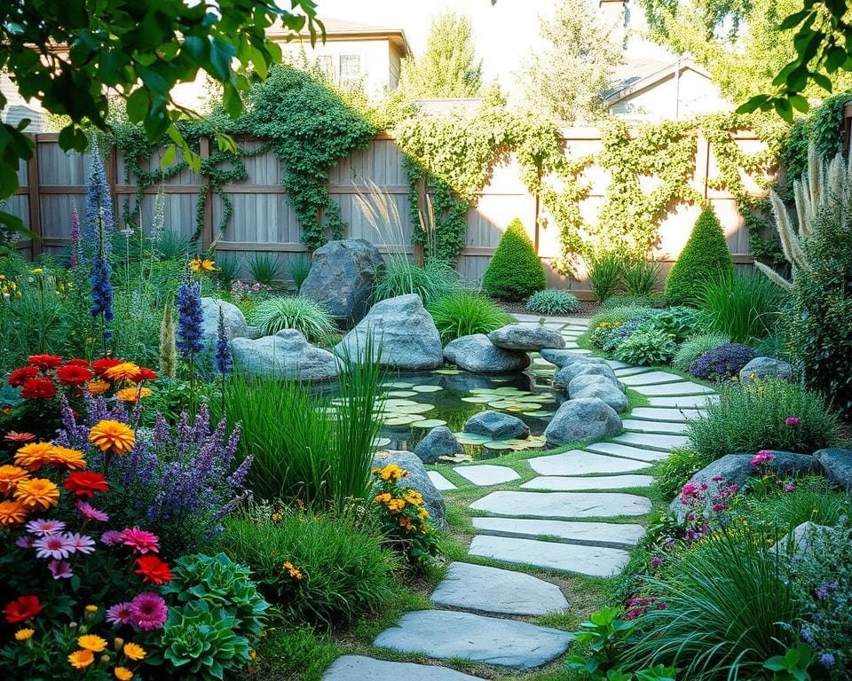 onderhoudsvriendelijke tuin